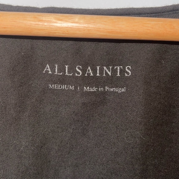 All Saints Vetten Vest tank in washed black Medium - Picture 6 of 6